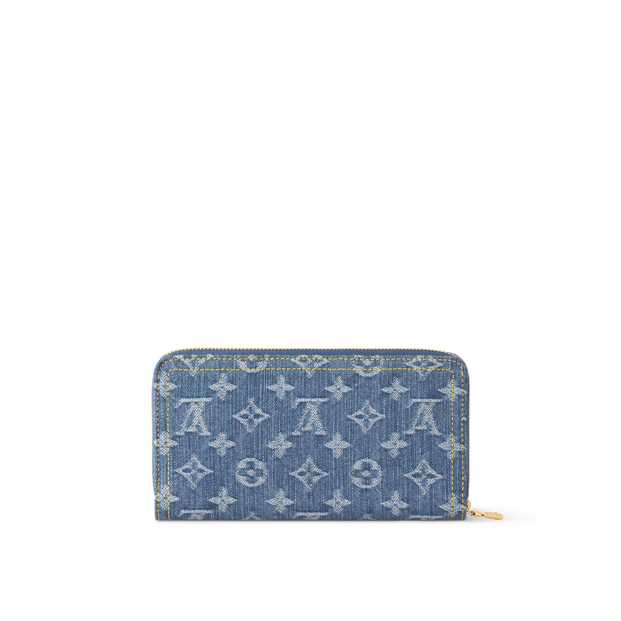 LV x TM Zippy Wallet Monogram Denim - Luxury Wallets and Small